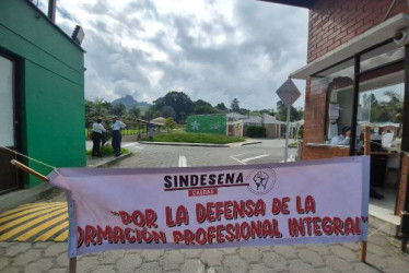  Foto I Freddy Arango I LA PATRIA  Soledad. Eso es lo que se vive en las sedes del Sena, incluida la de Caldas en el sector de maltería, en Manizales.