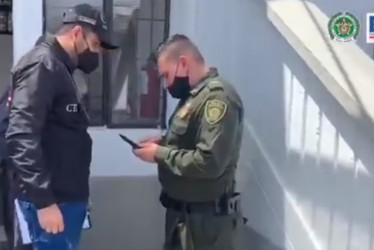 Foto| Archivo| LA PATRIA  Yeison Leandro Mejía Vásquez, el día de su captura. Juan Víctor Salinas Jaramillo fue condenado a 13 años y 6 meses.