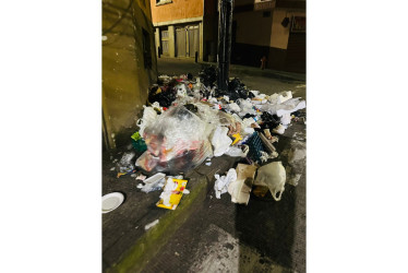 Hay varios puntos que se llenan constantemente de basuras.