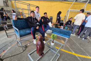 Alumnos de la especialidad de metalmecánica crearon una sala. 