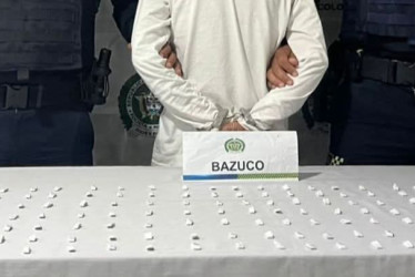 El capturado con 160 dosis 