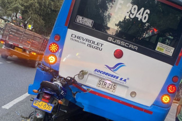 Accidente en la Santander.