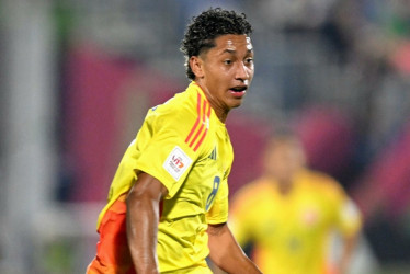 Juan José Cataño, autor del gol de Colombia en el empate 1-1 ante Alemania en el debut del Mundial SUb-17.
