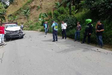Fotos de LA PATRIA El accidente en el Norte de Caldas.