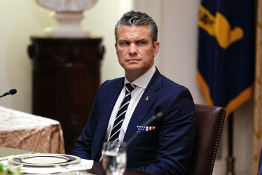 Secretario de Guerra de Estados Unidos, Pete Hegseth. 
