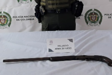 En un caso hallaron una escopeta.