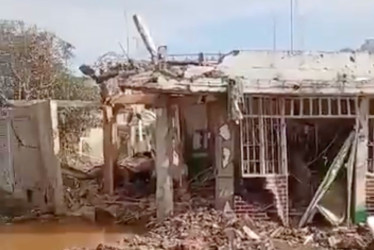 El ataque comenzó hacia las 5:30 p.m., cerca de la Vía Panamericana