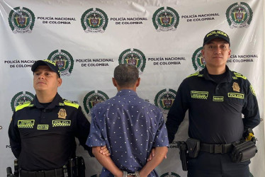 El sujeto detenido con orden judicial.
