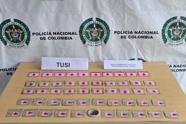 La droga iba oculta en una encomienda que transportaba un bus de servicio público.