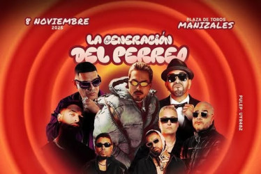 Esta era la imagen con la que se promocionaba el concierto de La Generación del Perreo en Manizales.