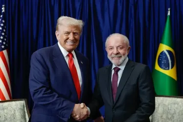 Donald Trump y Luiz Inácio Lula da Silva, presidentes de Estados Unidos y Brasil.