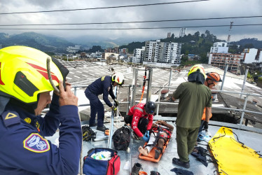 Accidente laboral de este miércoles.