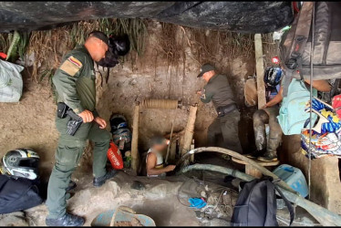 Operativo de las autoridades.