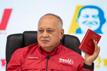 Diosdado Cabello, ministro del Interior y Justicia de Venezuela.
