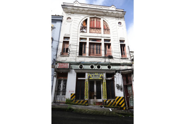 Así se encuentra la fachada de la casa afectada el 10 de diciembre de 2024.