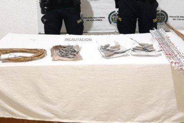 Operativos de la Policía en el Centrosur de Caldas. Se hacen controles. Estos son los resultados contra la pólvora.