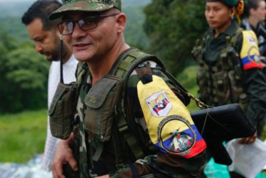 Alias Iván Mordisco, jefe del Estado Mayor Central, principal disidencia de las Farc.