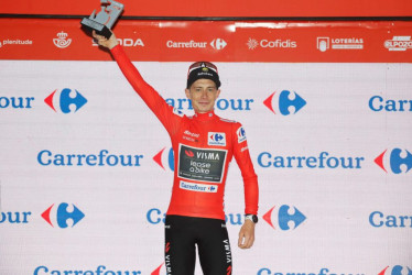 Jonas Vingegaard, ganador de la Vuelta a España 2025.