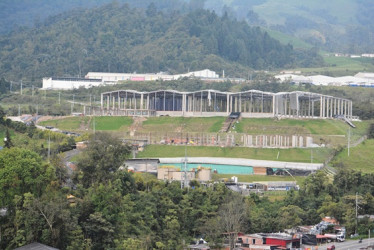 Una construcción de Súper de Alimentos llama la atención en Maltería. 