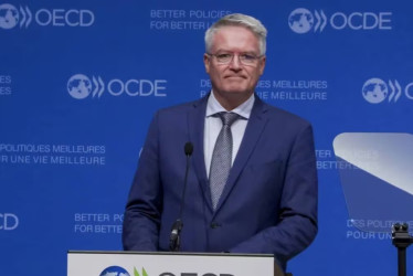 Mathias Cormann, secretario general de la Organización para la Cooperación y el Desarrollo Económicos (OCDE).