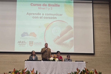 42 personas están inscritas a jornadas pedagógicas de la Asociación de Personas con Discapacidad Visual: Abre tus Ojos. Manizales