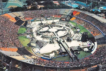 El cantante J Balvin protagonizó el 29 de noviembre un concierto que fue descrito como uno de los espectáculos urbanos más grandes realizados en el país. 