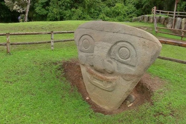 Fotografía del Parque Arqueológico de San Agustín (Huila).