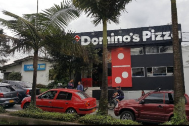 El local comercial donde robaron. 