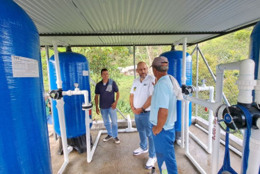 El alcalde de Supía, Héctor Mauricio Torres, entregó a la comunidad nueva planta clarificadora para tener agua potable y de calidad.