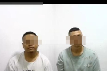 Uno de los 2 aprehendidos también resultó lesionado.