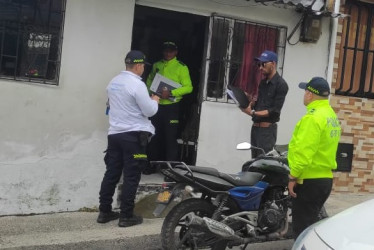 El inmueble intervenido.