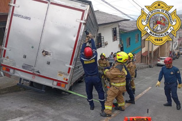 El accidente lo atendió Bomberos.
