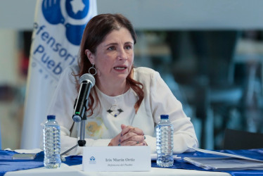 Defensora del Pueblo, Iris Marín.