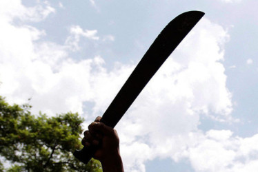 Según la víctima, Chucho amenazó a los transeúntes porque no le daban dinero.