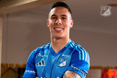 Mateo García es nuevo jugador de Millonarios. El volante se despidió del Once Caldas.