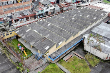 Foto I Cortesía Sena I LA PATRIA  Sede actual del Sena, en el barrio Colón de Manizales. La propuesta es que la Alcaldía tome esta propiedad, hoy convertida en zona de almacenamiento, cerca de la Plaza de Mercado, a un lado de la terminal veredal. 