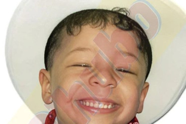  Thiago López Giraldo, de 4 años