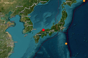 El sismo tuvo como epicentro la prefectura de Shimane, en el occidente de Japón.