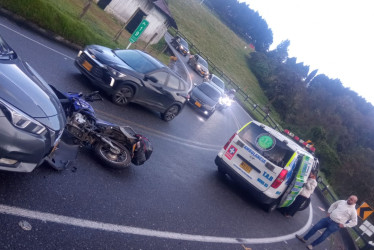 Accidente de este domingo. 