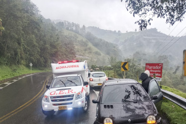 Accidente atendido por el GER.