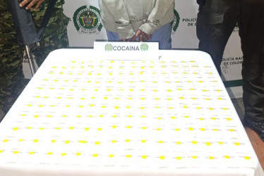 171 dosis de cocaína le hallaron a un capturado.