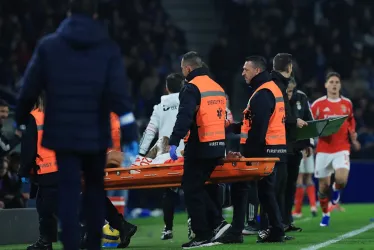 Richard Ríos sufrió una lesión en el clásico portugués entre el Benfica y el Porto.