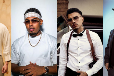 Bad Bunny, Myke Towers y Rauw Alejandro, y Carín León.