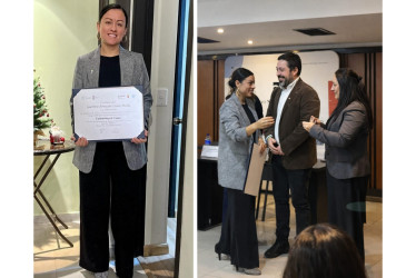 La enfermera ansermeña Luisa María Guerrero Arroyave recibió la certificación como epidemióloga de campo del Ministerio de Salud y el INS.