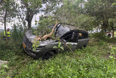A la altura de la entrada a la vereda Cumba el conductor perdió el control del automotor, colisionó contra un árbol, intentó huir a pie y lo aprehendieron. La droga iba de Corinto para Medellín.