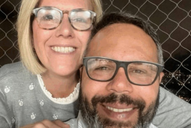 Rafael Tudares y su esposa, Mariana González. 