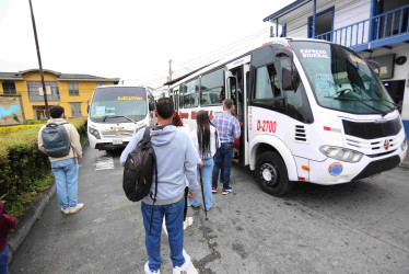 Transporte en Villamaría colapsó