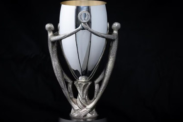El trofeo de la Finalissima. 