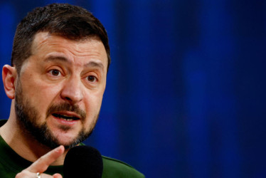 Volodímir Zelenski, presidente de Ucrania.