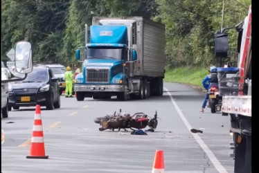 Accidente fatal en la vía Manizales-Medellín.